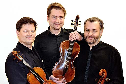 Koncert k poctě Josefu Sukovi - Amadeus Trio - Roman Patočka (housle), Martin Stupka (viola), Lukáš Polák (violoncello), Maškarní sál zámku Český Krumlov 5. 7. / 19.30 hod.
