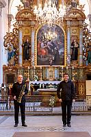 Válka a mír v barokních hudebních obrazech, varhanní koncert, Pavel Černý (varhany), Jaroslav Rouček (barokní trubka), Festival komorní hudby Český Krumlov 26. 6. 2022, foto: Lubor Mrázek