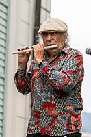 Jiří Stivín a Cindži renta, Jazz nad Vltavou, Festival komorní hudby Český Krumlov 28. 6. 2022, foto: Lubor Mrázek