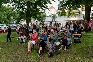 Jiří Stivín a Cindži renta, Jazz nad Vltavou, Festival komorní hudby Český Krumlov 28. 6. 2022, foto: Lubor Mrázek