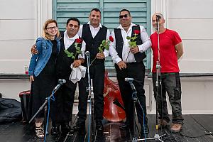 Jiří Stivín a Cindži renta, Jazz nad Vltavou, Festival komorní hudby Český Krumlov 28. 6. 2022, foto: Lubor Mrázek