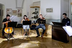 Milenky starého kriminálníka, projekce němého filmu s živou hudbou z hudebního archivu českokrumlovského kina, Festival komorní hudby Český Krumlov 30. 6. 2022, foto: Lubor Mrázek