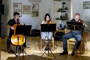Milenky starého kriminálníka, projekce němého filmu s živou hudbou z hudebního archivu českokrumlovského kina, Festival komorní hudby Český Krumlov 30. 6. 2022, foto: Lubor Mrázek