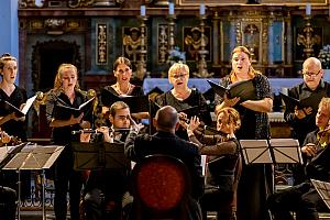 Slavnostní koncert Capella Regia - oslava stvoření v duchovní hudbě Arnošta ze Schwarzenbergu a Josepha Haydna, Festival komorní hudby Český Krumlov 2. 7. 2022, foto: Lubor Mrázek