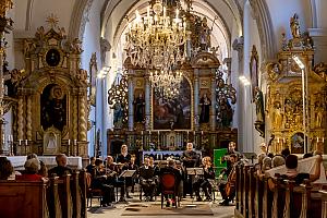 Slavnostní koncert Capella Regia - oslava stvoření v duchovní hudbě Arnošta ze Schwarzenbergu a Josepha Haydna, Festival komorní hudby Český Krumlov 2. 7. 2022, foto: Lubor Mrázek