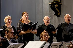 Slavnostní koncert Capella Regia - oslava stvoření v duchovní hudbě Arnošta ze Schwarzenbergu a Josepha Haydna, Festival komorní hudby Český Krumlov 2. 7. 2022, foto: Lubor Mrázek