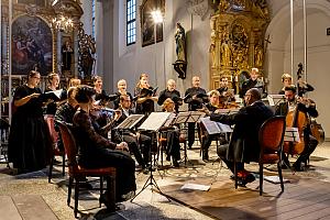 Slavnostní koncert Capella Regia - oslava stvoření v duchovní hudbě Arnošta ze Schwarzenbergu a Josepha Haydna, Festival komorní hudby Český Krumlov 2. 7. 2022, foto: Lubor Mrázek