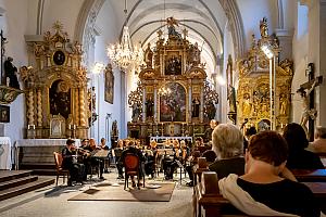 Slavnostní koncert Capella Regia - oslava stvoření v duchovní hudbě Arnošta ze Schwarzenbergu a Josepha Haydna, Festival komorní hudby Český Krumlov 2. 7. 2022, foto: Lubor Mrázek