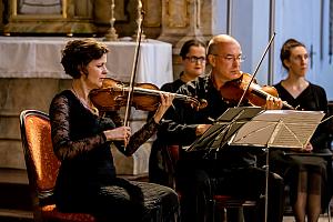 Slavnostní koncert Capella Regia - oslava stvoření v duchovní hudbě Arnošta ze Schwarzenbergu a Josepha Haydna, Festival komorní hudby Český Krumlov 2. 7. 2022, foto: Lubor Mrázek