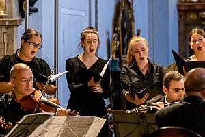 Slavnostní koncert Capella Regia - oslava stvoření v duchovní hudbě Arnošta ze Schwarzenbergu a Josepha Haydna, Festival komorní hudby Český Krumlov 2. 7. 2022, foto: Lubor Mrázek