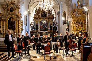 Slavnostní koncert Capella Regia - oslava stvoření v duchovní hudbě Arnošta ze Schwarzenbergu a Josepha Haydna, Festival komorní hudby Český Krumlov 2. 7. 2022, foto: Lubor Mrázek