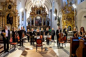 Slavnostní koncert Capella Regia - oslava stvoření v duchovní hudbě Arnošta ze Schwarzenbergu a Josepha Haydna, Festival komorní hudby Český Krumlov 2. 7. 2022, foto: Lubor Mrázek