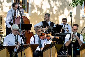 Jazzband Schwarzenberské gardy, Festival komorní hudby Český Krumlov 3. 7. 2022, foto: Lubor Mrázek