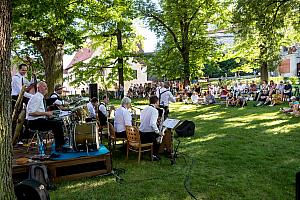 Jazzband Schwarzenberské gardy, Festival komorní hudby Český Krumlov 3. 7. 2022, foto: Lubor Mrázek