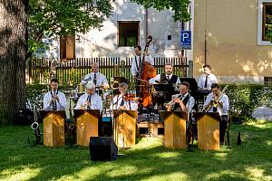 Jazzband Schwarzenberské gardy, Festival komorní hudby Český Krumlov 3. 7. 2022, foto: Lubor Mrázek