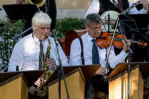 Jazzband Schwarzenberské gardy, Festival komorní hudby Český Krumlov 3. 7. 2022, foto: Lubor Mrázek