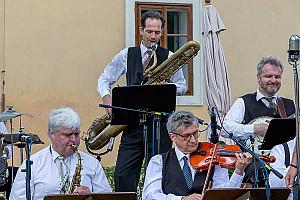 Jazzband Schwarzenberské gardy, Festival komorní hudby Český Krumlov 2. 7. 2023, foto: Lubor Mrázek (3/52)