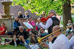 Jazzband Schwarzenberské gardy, Festival komorní hudby Český Krumlov 2. 7. 2023, foto: Lubor Mrázek (14/52)