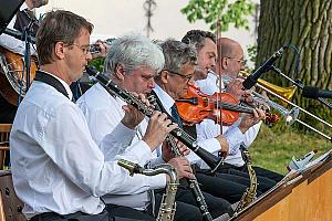 Jazzband Schwarzenberské gardy, Festival komorní hudby Český Krumlov 2. 7. 2023, foto: Lubor Mrázek (30/52)