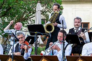 Jazzband Schwarzenberské gardy, Festival komorní hudby Český Krumlov 2. 7. 2023, foto: Lubor Mrázek (36/52)