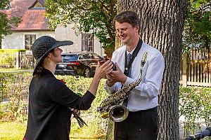 Jazzband Schwarzenberské gardy, Festival komorní hudby Český Krumlov 2. 7. 2023, foto: Lubor Mrázek (40/52)