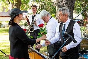 Jazzband Schwarzenberské gardy, Festival komorní hudby Český Krumlov 2. 7. 2023, foto: Lubor Mrázek (42/52)