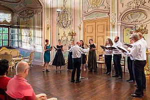 Madrigaly rožmberského dvora - Dyškanti, Festival komorní hudby Český Krumlov 5. 7. 2023, foto: Lubor Mrázek (10/18)