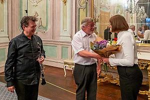 Skladby pro dechovou harmonii mezi Madridem, Vídní a Českým Krumlovem, Joan Enric Lluna - klarinet, Harmonia Mozartiana Pragensis, Festival komorní hudby Český Krumlov 6. 7. 2023, foto: Lubor Mrázek (25/25)