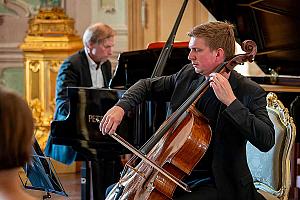 Koncert k poctě Josefu Sukovi - Dvořákovo trio, Festival komorní hudby Český Krumlov 7. 7. 2023, foto: Lubor Mrázek (6/23)