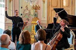 Koncert k poctě Josefu Sukovi - Dvořákovo trio, Festival komorní hudby Český Krumlov 7. 7. 2023, foto: Lubor Mrázek (7/23)