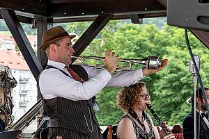 Jazz nad Vltavou - Prvorepublikový večer: Prague Rhythm Kings, Festival komorní hudby Český Krumlov 2. 7. 2024, foto: Lubor Mrázek (6/14)