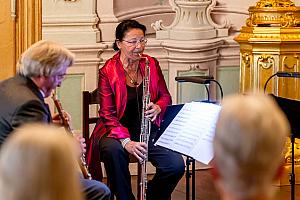 Hobojová tria ze schwarzenberské hudební sbírky, Aulos Trio (CH), Festival komorní hudby Český Krumlov 5. 7. 2024, foto: Matouš Vokatý (6/10)