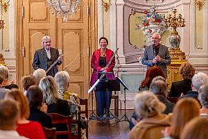 Hobojová tria ze schwarzenberské hudební sbírky, Aulos Trio (CH), Festival komorní hudby Český Krumlov 5. 7. 2024, foto: Matouš Vokatý (8/10)