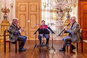 Hobojová tria ze schwarzenberské hudební sbírky, Aulos Trio (CH), Festival komorní hudby Český Krumlov 5. 7. 2024, foto: Matouš Vokatý (9/10)
